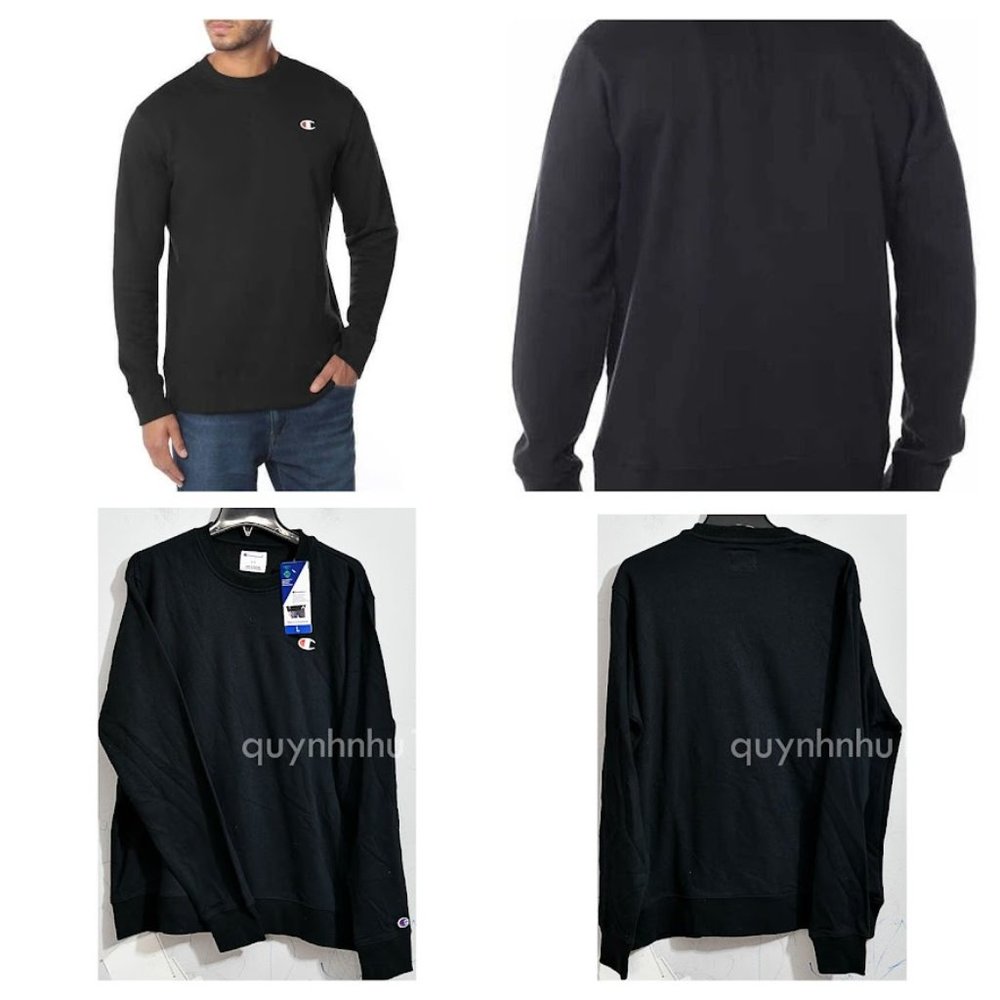 NWT Champion Men’s French Terry Sweatshirt in black
